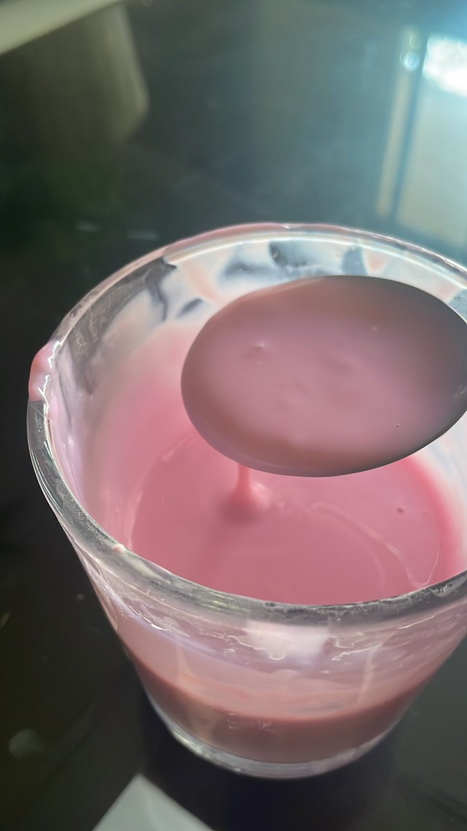 Low cal strawberry atole :3