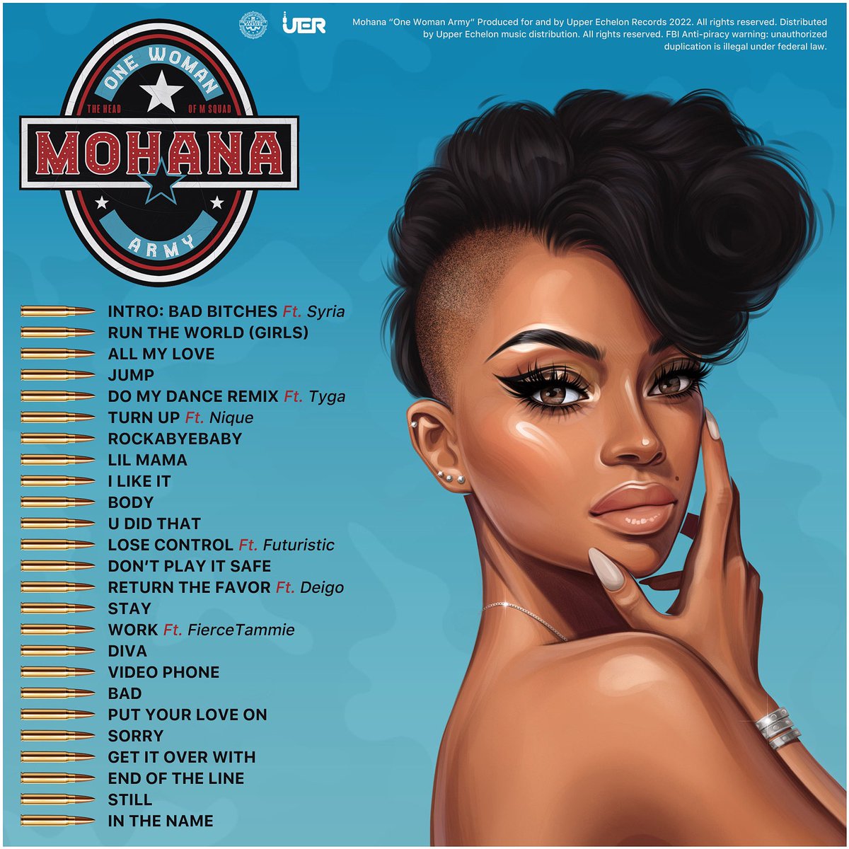kweengoldchainz's tweet image. #MohanaArmy my new album #OneWomanArmy is out now!! Click the link in my bio to listen! 🪖💕 #IMVU