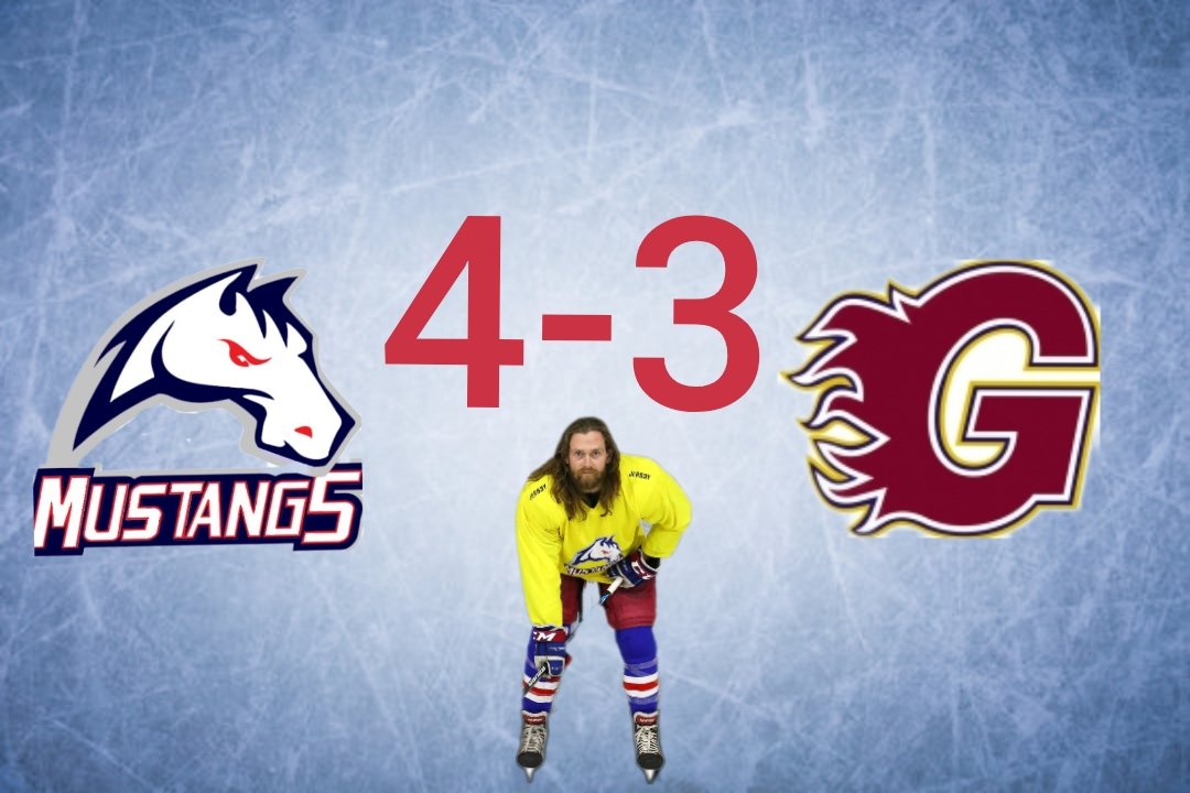 InvMustangs's tweet photo. Huge win tonight for the Mustangs taking down last season's league, cup and playoff champions Guildford Phoenix. 
The last minute game winner was scored by man of the match Anthony Baskerville 👊 https://t.co/KzdZHFU8YZ
