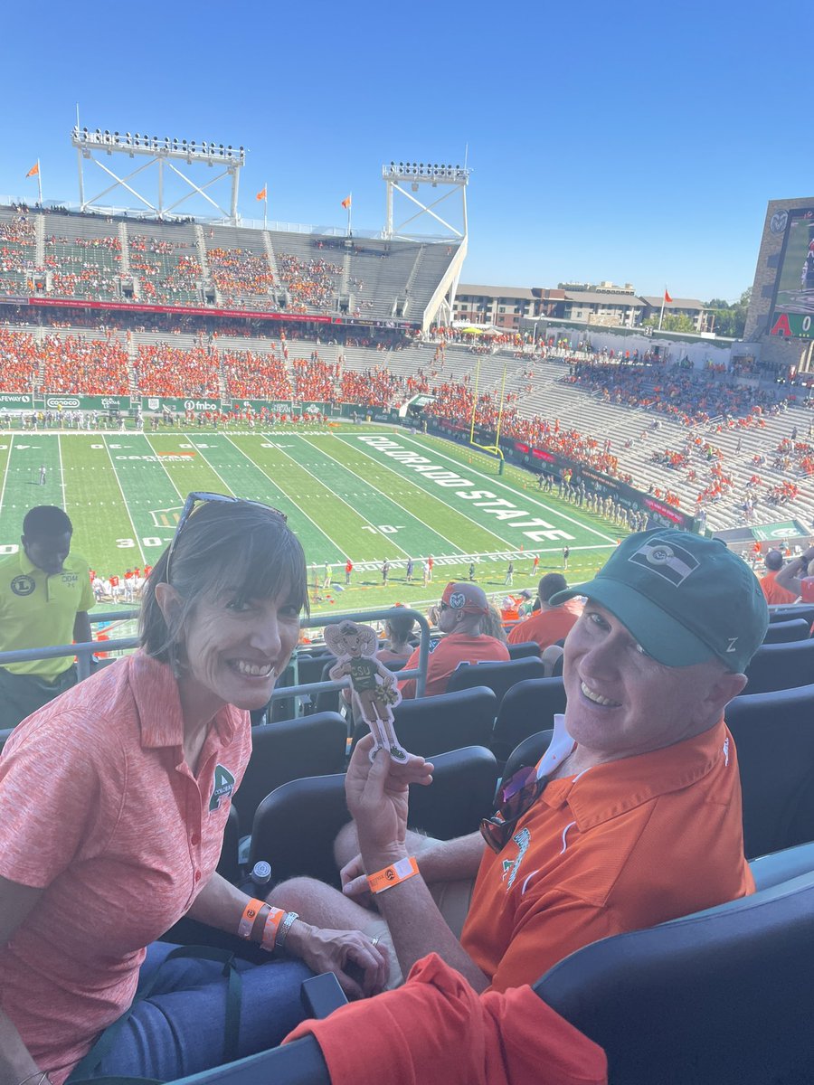 EmilyWilmsen's tweet photo. Rams got a first down - hereโs to a great game @CSUFootball #FlatCAM https://t.co/5eP9qmEYGP
