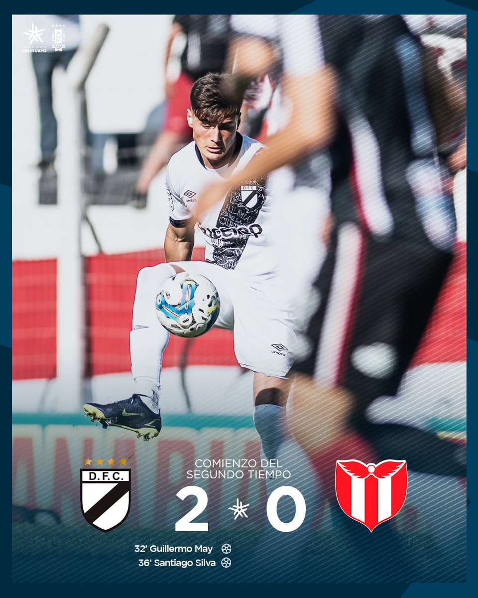 LigaAUF's tweet photo. #DANvsRIV | 2-0 | ¡Inicio del segundo tiempo!
➡️ @DanubioFC - @cariverplateuru
#Clausura2022 https://t.co/LomFGBg9h1