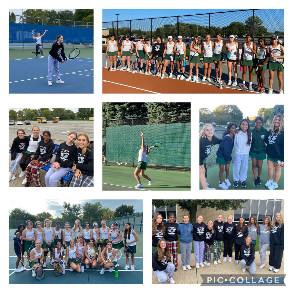 Great week to be a Ram! Lots of matches! Started the weekend with a Quad! #Ramslife #Ramslife #TennisTime