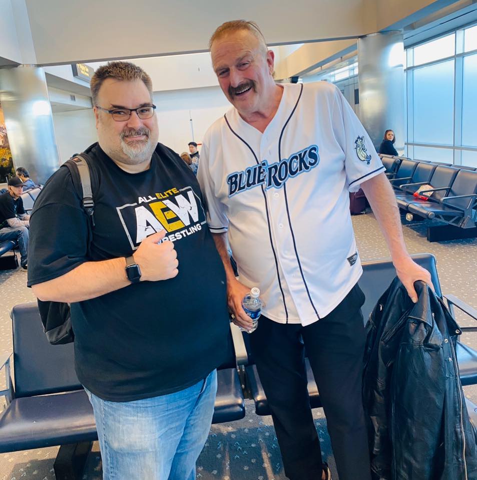 'The guy on the left was a person I don’t want to ever become again before I wasn’t a happy person and now I am pain-free and down 150lbs. I don’t think this would of ever happened if I never ran into @JakeSnakeDDT at the airport!' -Myron 💎💥🐍 #DDPYWorks