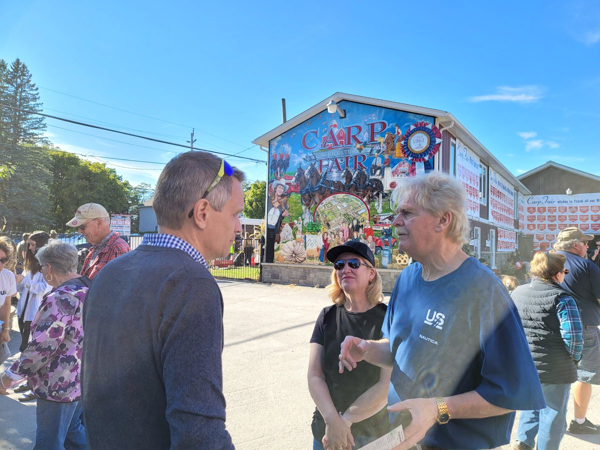 InderpreetYOW's tweet photo. Beautiful day at the Carp Fair and a great opportunity to chat with many supporters who believe in Mark's vision for our city #I❤️CarpFair #MarkforMayor #OttVote 
@JenStewartOtt https://t.co/W8ENuxmAoD