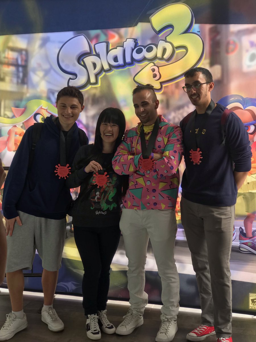 LittleA619's tweet photo. Had a great time at the @NintendoNYC splatoon 3 tournament! Got a medal with the 5 AM squad!! Can’t wait for the next one!!! https://t.co/D1degPpZsR