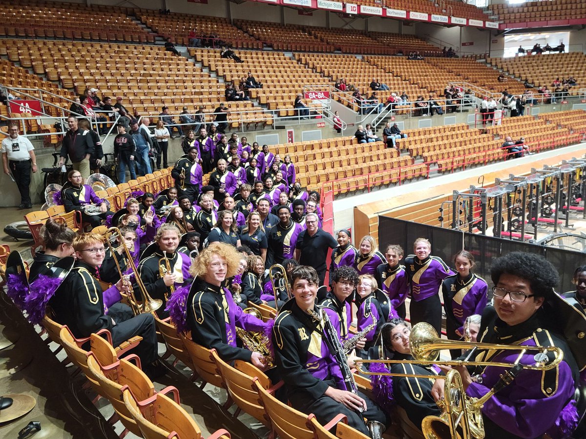 Dr. Good paid us a visit!! Excited to be performing at the OSU skull session! <a href="/ReynSchools/">Reynoldsburg City Schools</a>