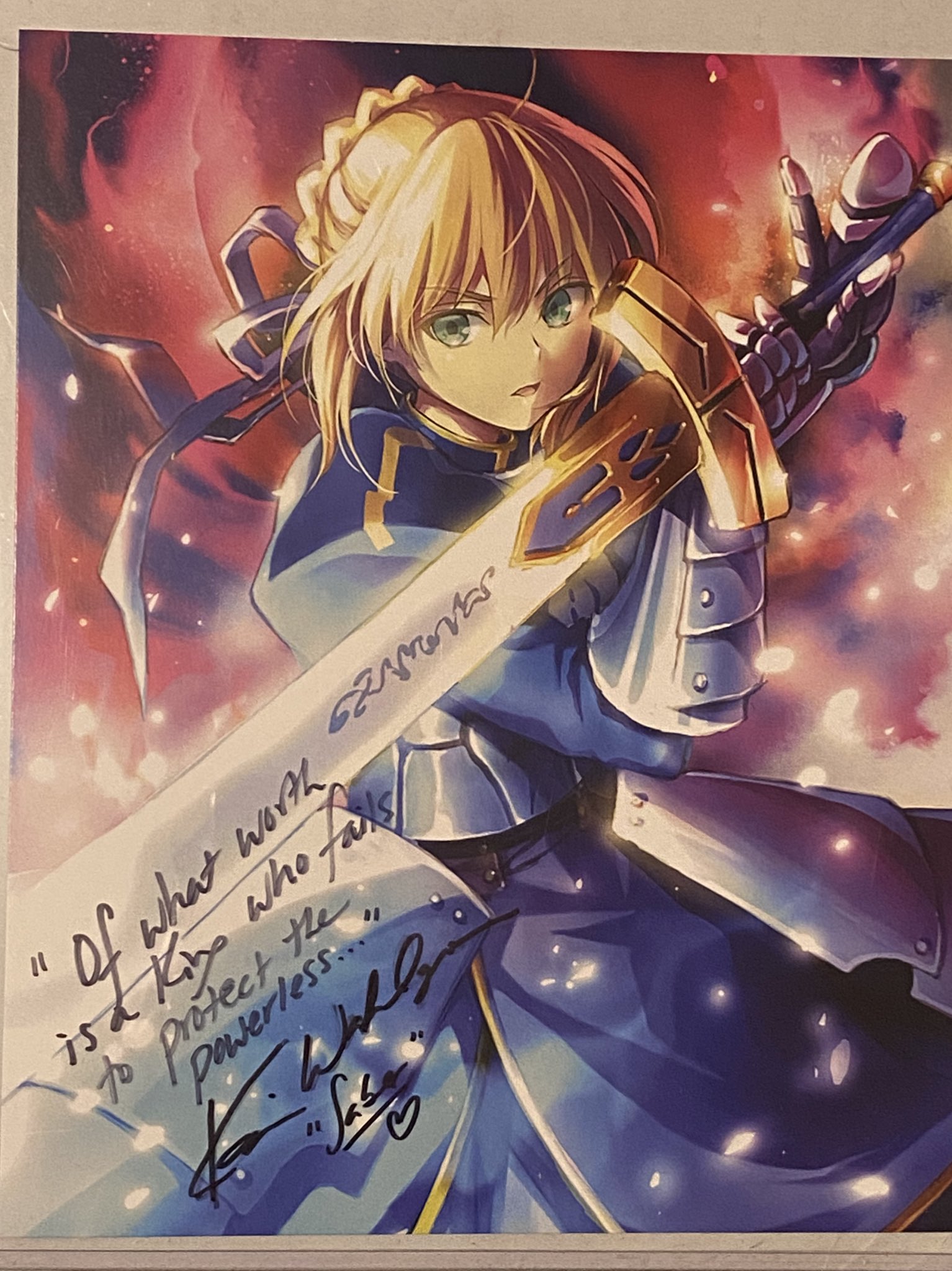 fate stay night saber quotes