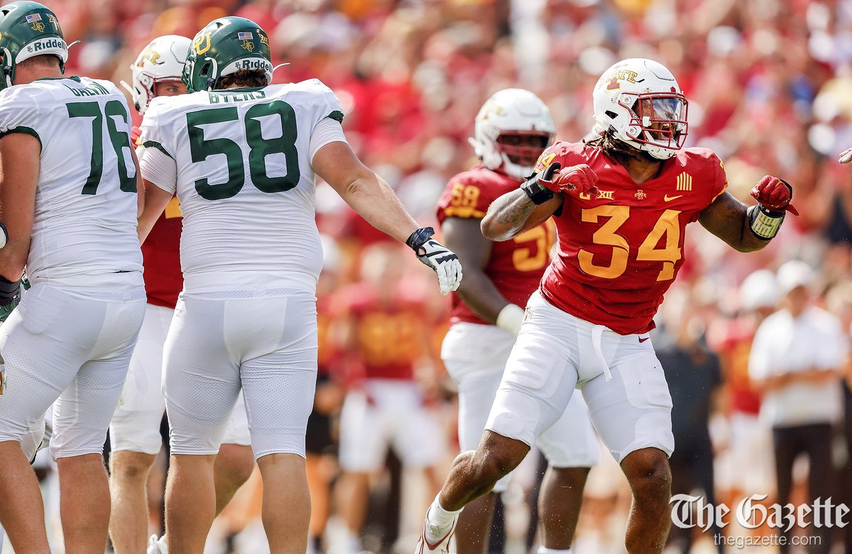 Iowa State Cyclones fall to Baylor Bears 31-24 in ISU Big 12 opener.
Photos: thegazette.com/photos/photos-…
<a href="/CRGazetteSports/">The Gazette Sports</a>