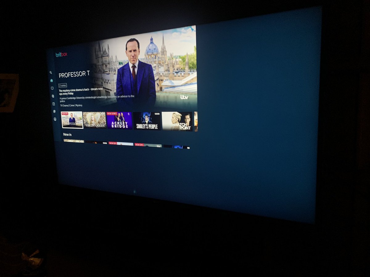 Oh dear @BritBox_UK What’s happened to your app? Screen shrunk. #LGTV #fail