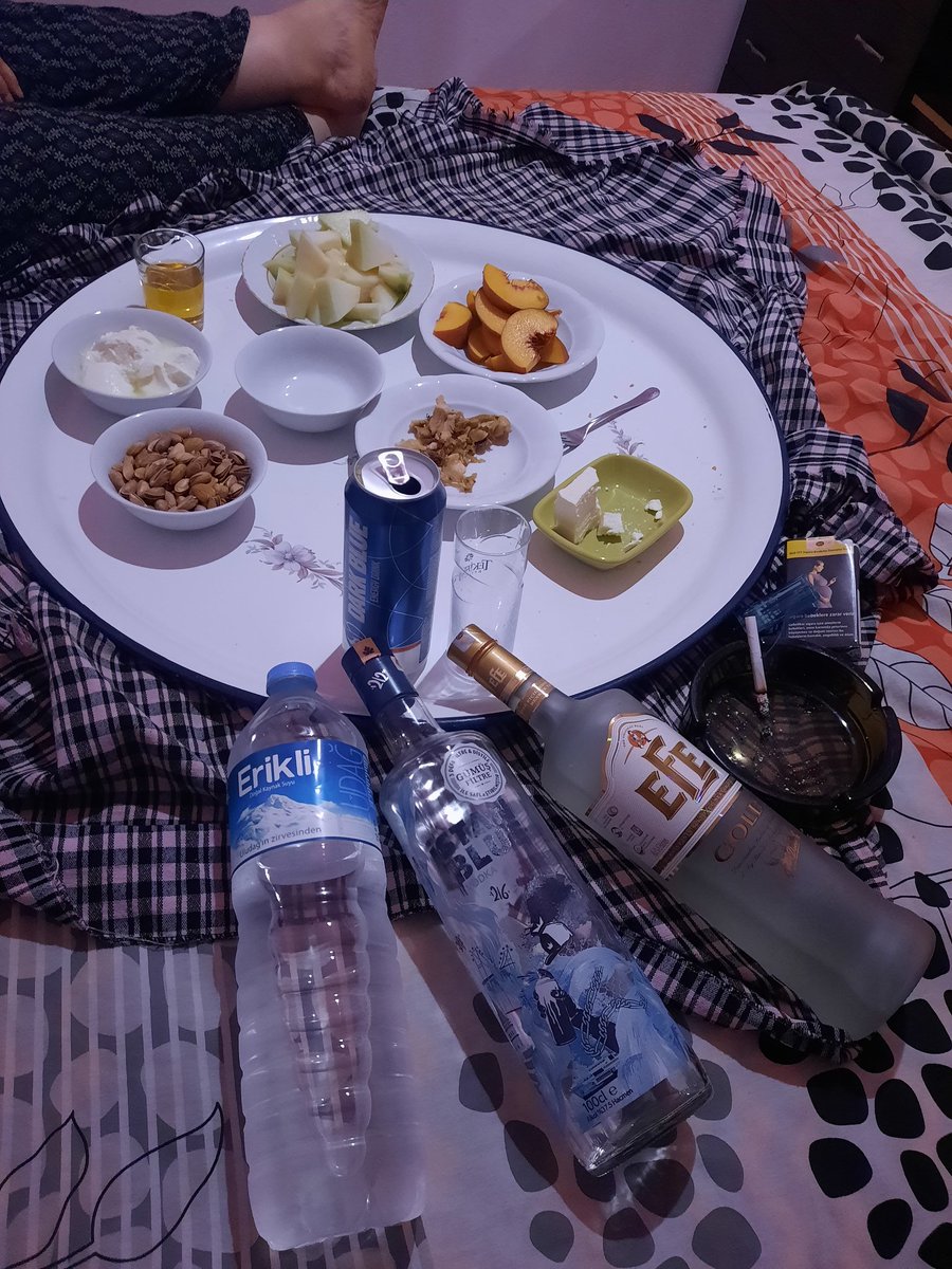 Bu kadarı alkolü kim içecekse hatun kurmuş sofrayi yakin olanlar buyursun soframiz açik afiyet olsun bize ilerisi ne olur bilmem