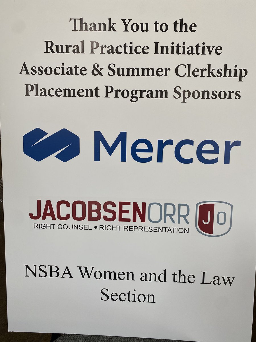 Rural Practice interviews took place in Norfolk, NE yesterday after a morning of CLE. Thanks to the <a href="/nebrbar/">Nebraska State Bar</a> and Sam Clinch for making these opportunities available to <a href="/UNLCollegeofLaw/">Nebraska Law</a>  students! #NELaw  #jobs #networking