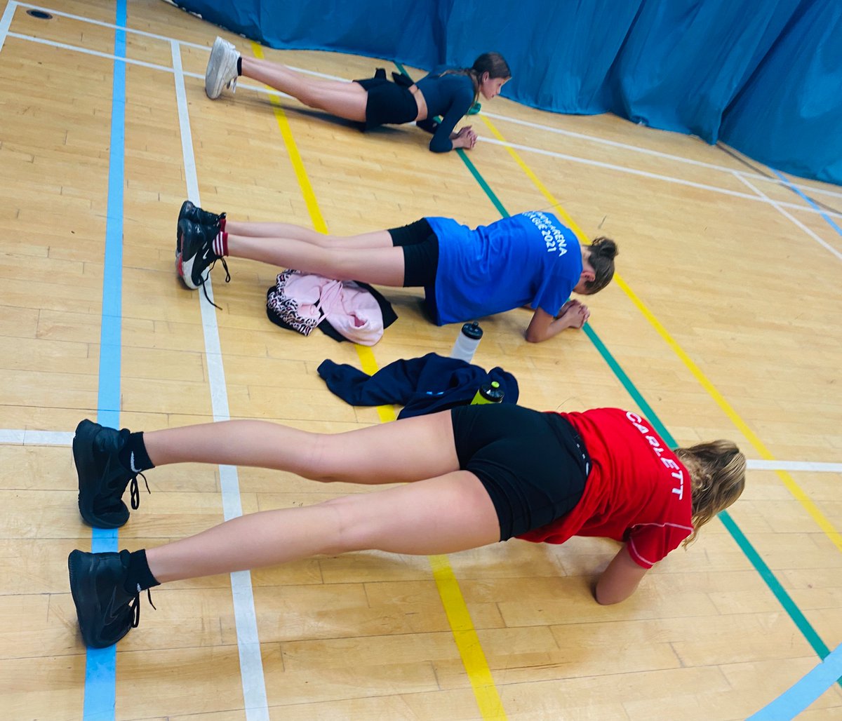 SwimBournemouth's tweet photo. Swimmers on dry land this morning- working hard ❤️💙
#swimfamily #swimtraining #landtraining @solosportbrands @arenaUK_ https://t.co/dfWZG1Fsh2