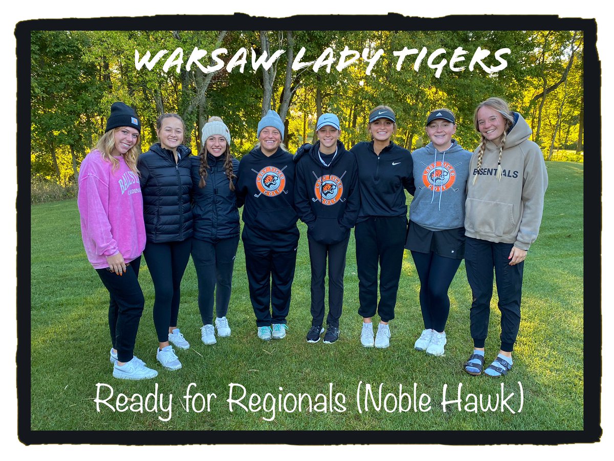 DanielPGraney's tweet photo. Congrats to the Lady Tigers and a 5th place finish at Regionals.  You had an amazing season and we are so proud of you. So grateful for our amazing coaching staff! @WarsawTigerGolf @Warsaw_Tigers @rogergrossman1 @dahoffert https://t.co/zWLKR1OhN0