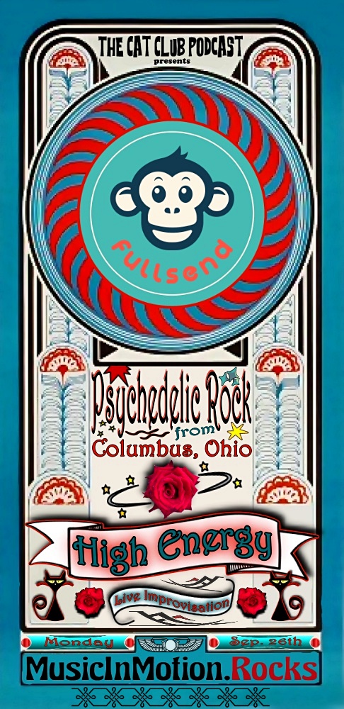 Monday on The Cat Club Podcast, the guys from Columbus Psychedelic Rock band <a href="/fullsendband/">fullsend</a> join me for some tasty grooves &amp; diving into the stories behind some of their songs. Plus, there's a "live" cut from the now closed Shrunken Head (RIP)
#SupportLocalMusic