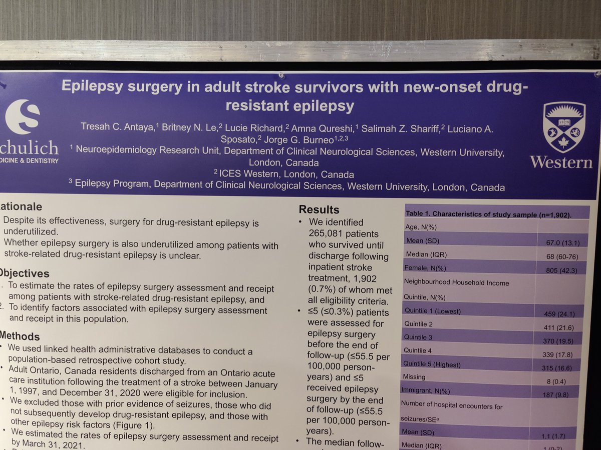 epileptologo's tweet photo. The Western #NeuRu attending and presenting research at the #CLAE2022 @SchulichMedDent @westernuCNS @CLAE_LCCE @AntayaTresah https://t.co/w9HYFnmDW5
