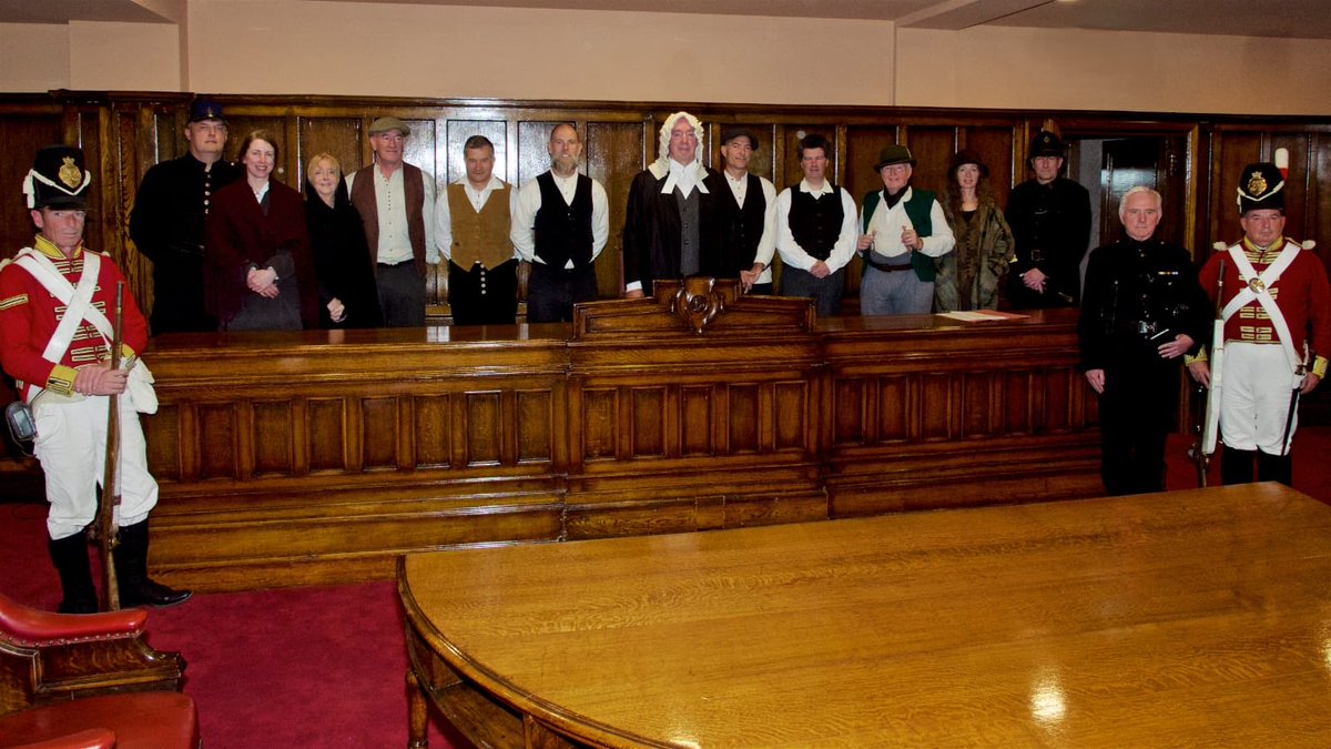 cilldara2016's tweet photo. Annual John Devoy Commemoration took place place today. The Trial of John Devoy in The Courtroom in Lawyer’s Hotel, Naas. #centenaries #naas https://t.co/vfc1XTqKkY
