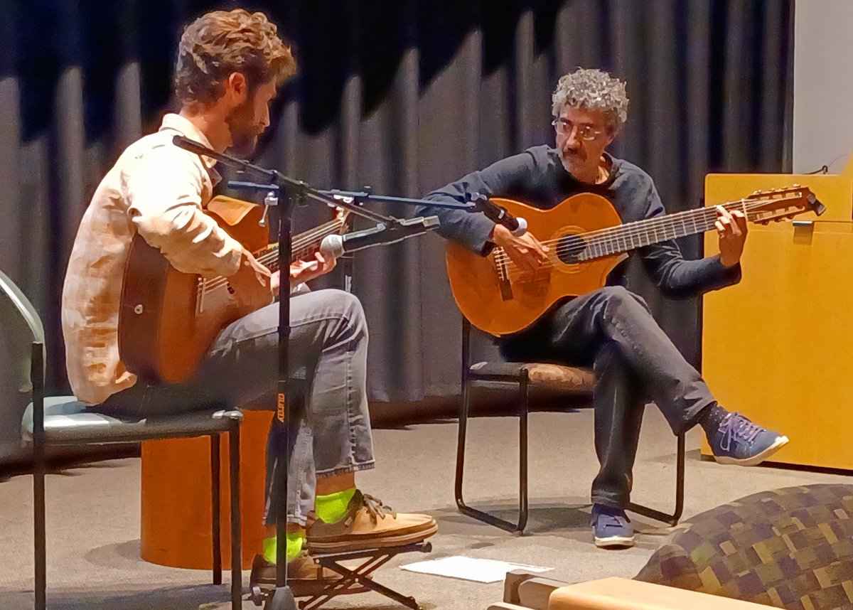 The beautiful Brazilian 🎶  of Pixinguiha, performed by Stephen Guerra and Rogerio Souza at  <a href="/YaleMacMillan/">Yale MacMillan Center</a> during Brazil 100/200 conference by <a href="/YaleCLAIS/">CLAIS at Yale University</a>