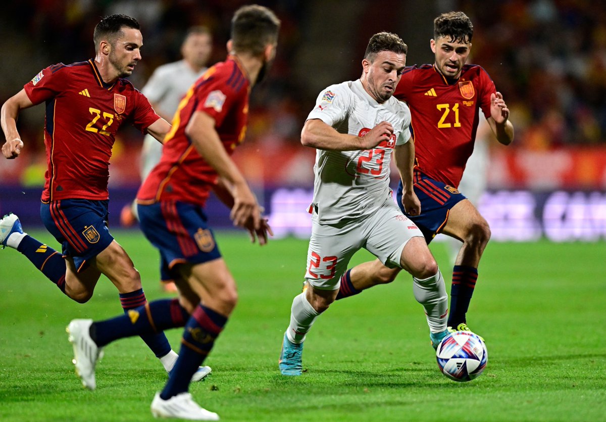 i3merz's tweet photo. Xherdan Shaqiri
#ESPSWI 
#NationsLeague https://t.co/k7Q8zo54gt