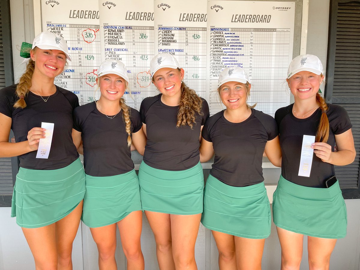 Floyd Central girls golf is state bound!!💛💚<a href="/indianahsgolf/">Indiana HS Golf</a>