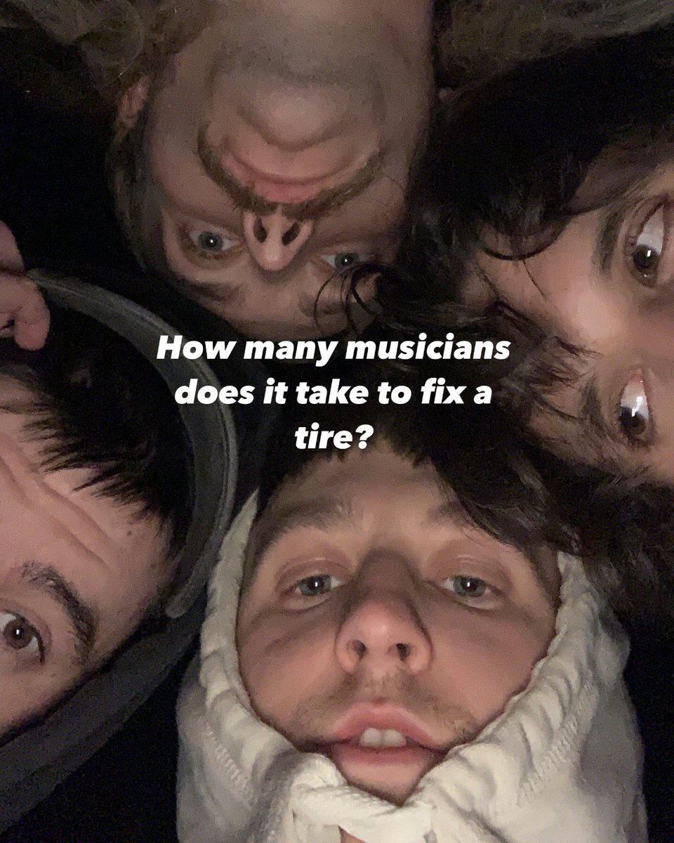 Been a band 8 years, and we’ve had our first breakdown. We were due one to be fair.