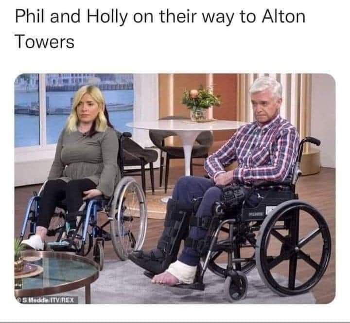 Adclickk's tweet photo. @altontowers don't let them jump the queues, they're not really disabled

@hollywills @Schofe https://t.co/tzbucyXl6l