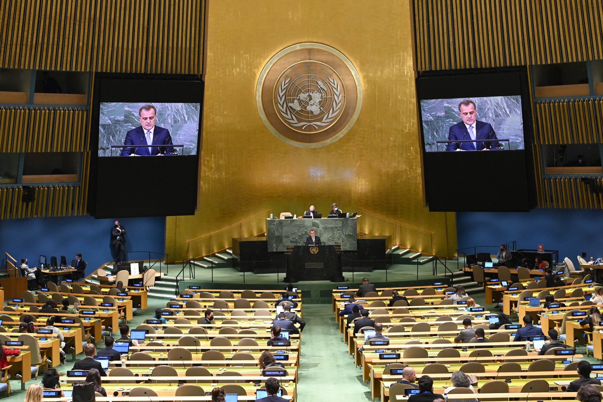 .#Azerbaijan will continue playing role of a responsible member of intl community in all fields, whether it’s contributing to global energy security, helping fight against pandemic or promoting sustainable development. In a globalized 🌎 no state is an island &amp;we act accordingly.