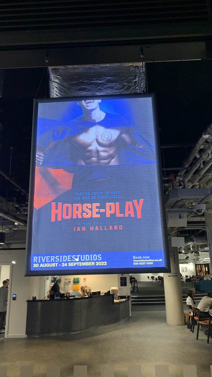 So glad to catch the closing performance of <a href="/HorsePlayLondon/">Horse-Play</a> Hilarious performances from <a href="/semadivad/">David Ames</a> and the cast! Massive congrats to <a href="/beckettdirector/">Andrew Beckett</a> (the funniest director in the business). Praying that Crystal and Alexis are okay…