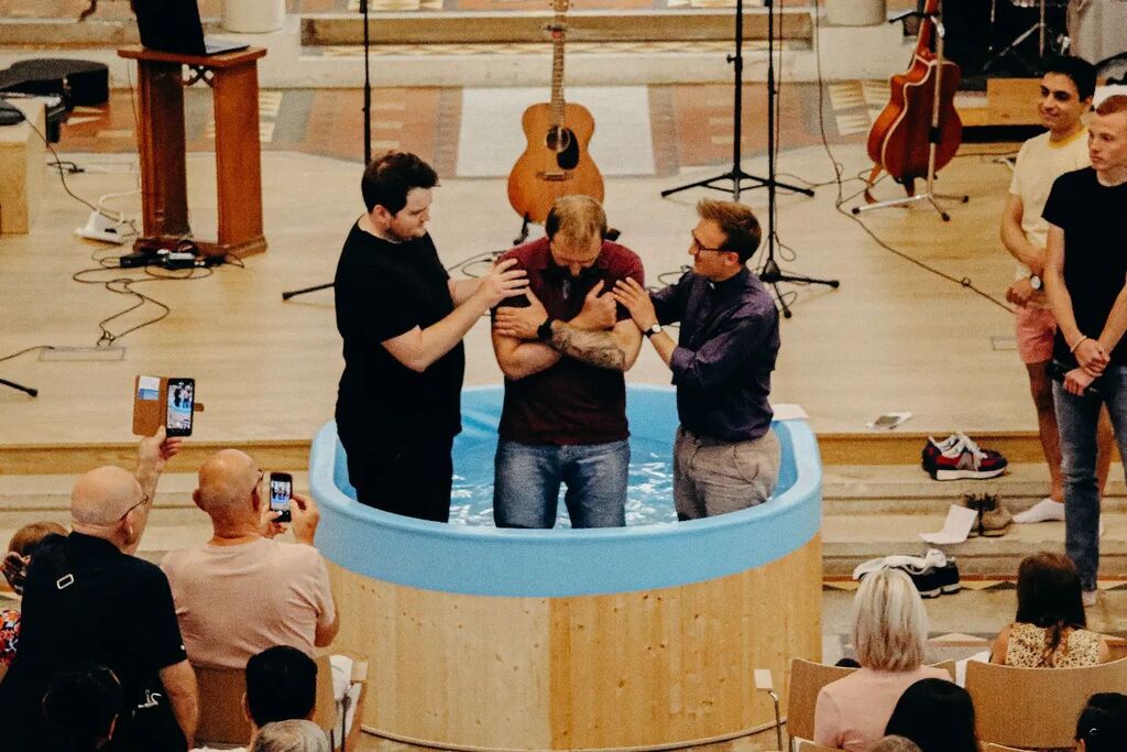 Tomorrow we have the great privilege of baptising 7 people in the name of Jesus! Come celebrate with us at our 10:45am service and feel free to bring a plate to share after the service. We can't wait! 🙌