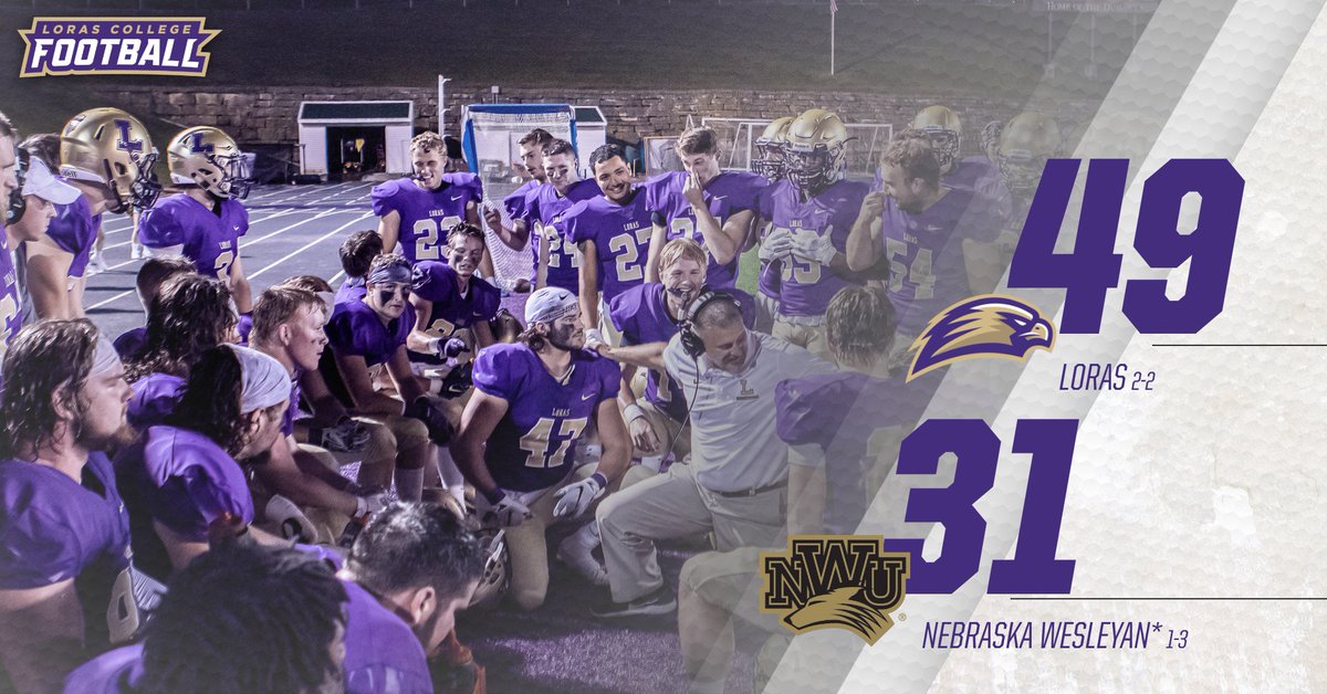 Call that a win streak!!!!

We Travel to Wartburg next week Oct. 1st. Kickoff is set for 1:00 PM !!!

//#GoDuhawks