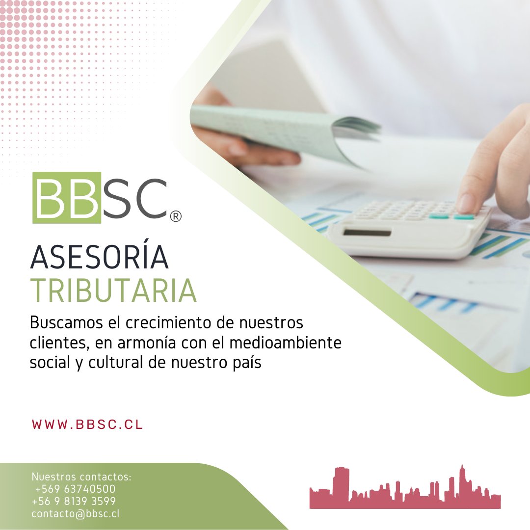 BbscConsulting's tweet photo. Servicios contables & tributarios de excelencia. Para más información, escribir a contacto@bbsc.cl +56981393599 BBSC® atendiendo los cambios de la reforma tributaria y Ley 21.420.
#reformatributaria #bbsc #21420 #bbsc #sii #OutsourcingContable #Contador https://t.co/x2Pr1omEb2