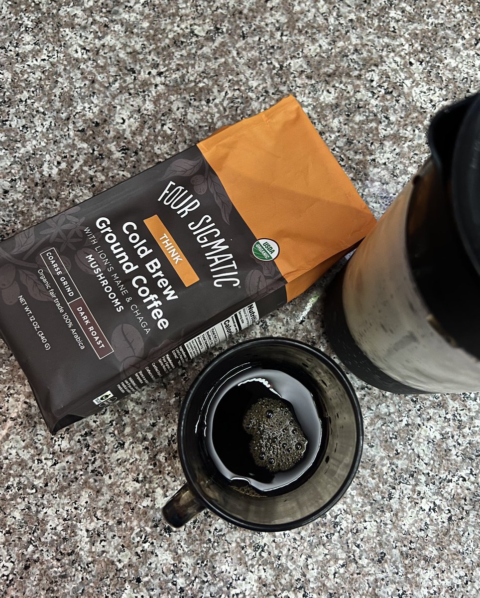 bbitesph's tweet photo. Had four cups and I wanted more 😅 but seriously this cold brew ground coffee doesn’t taste like mushroom at all, it tasted as it should be, coffee ☕️ and the best part it’s organic and plant based!
@FourSigmatic #coffee #CoffeeTime https://t.co/NqoiSnlN5s