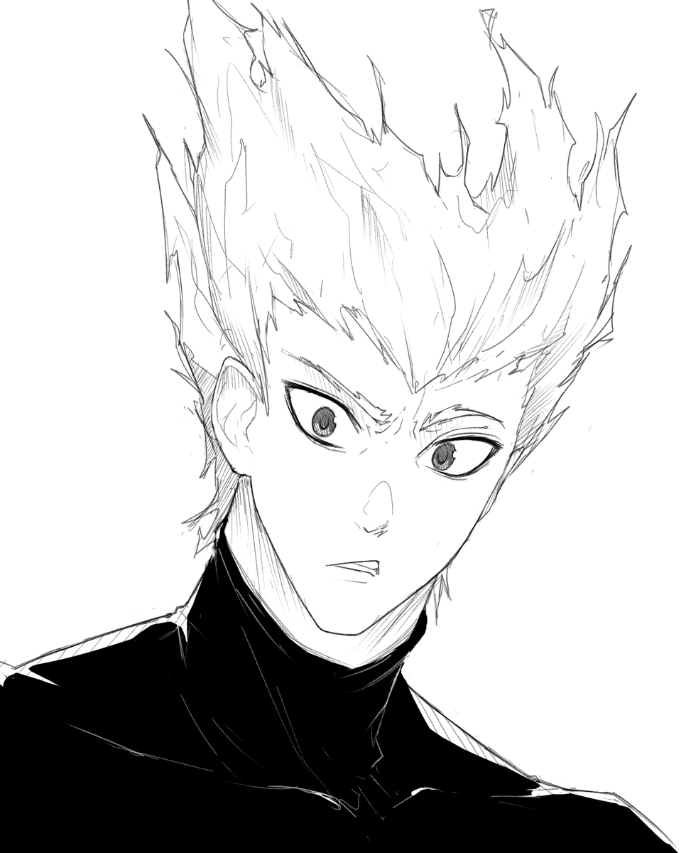 ssuummaa's tweet image. I should draw my boy Garou more. I should also draw my OCs more. I should draw more in general.