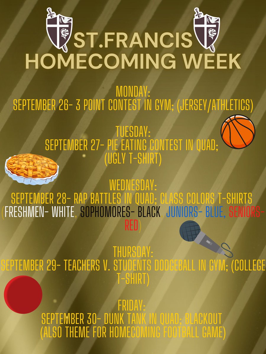 Homecoming week!! Here are some of the activities going on this week on campus