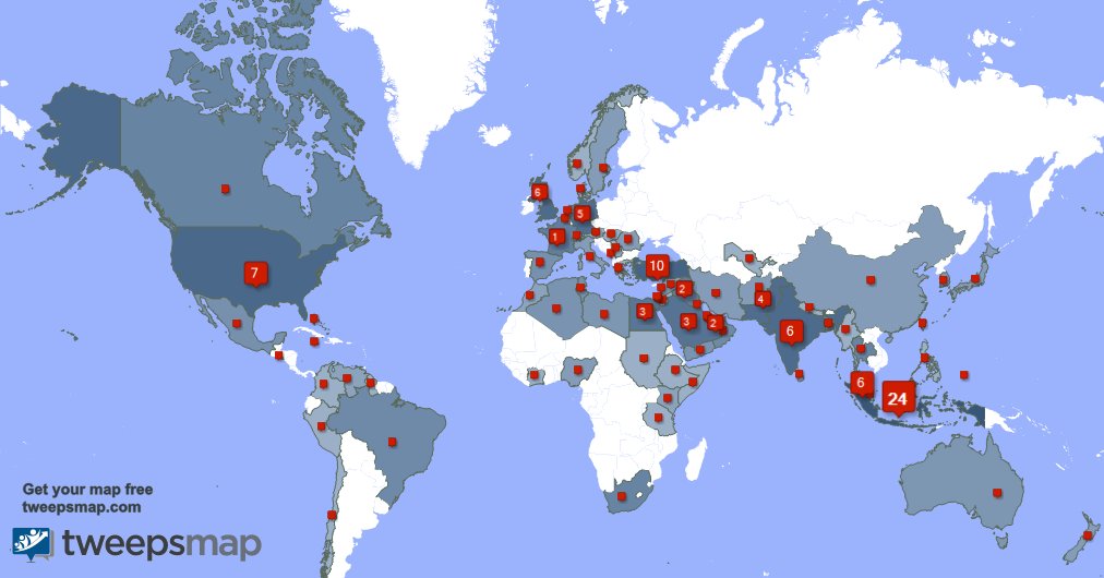 I have 6 new followers from Türkiye, and more last week. See tweepsmap.com/!ImmerGueler