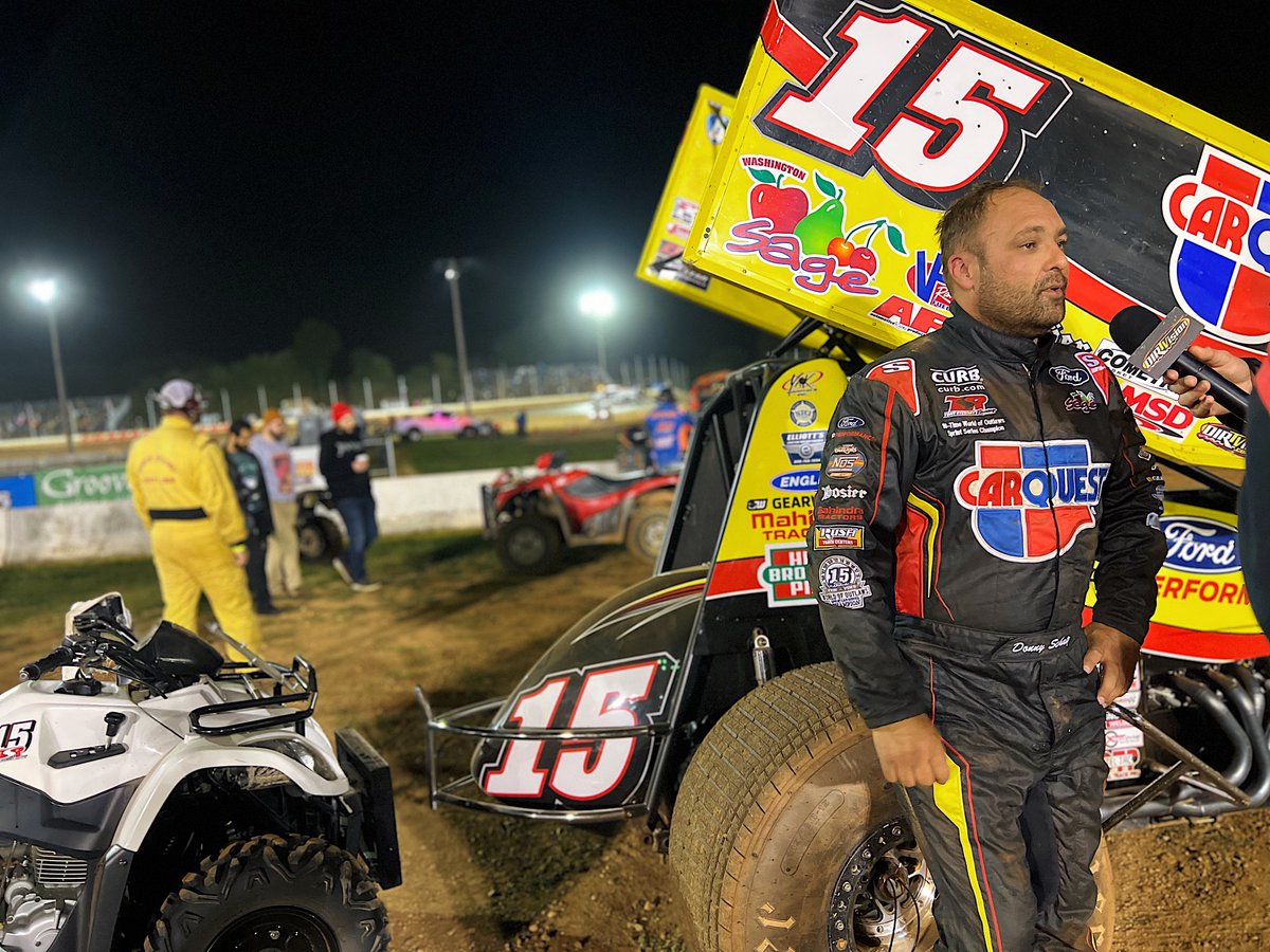 Another podium performance for the <a href="/TonyStewart_Rcg/">Tony Stewart Racing</a>, @FordPerformance, <a href="/Carquest/">Carquest Auto Parts</a> #15 tonight!

It’s the sixth runner-up result of 2022 for <a href="/DonnySchatz/">Donny Schatz</a>.