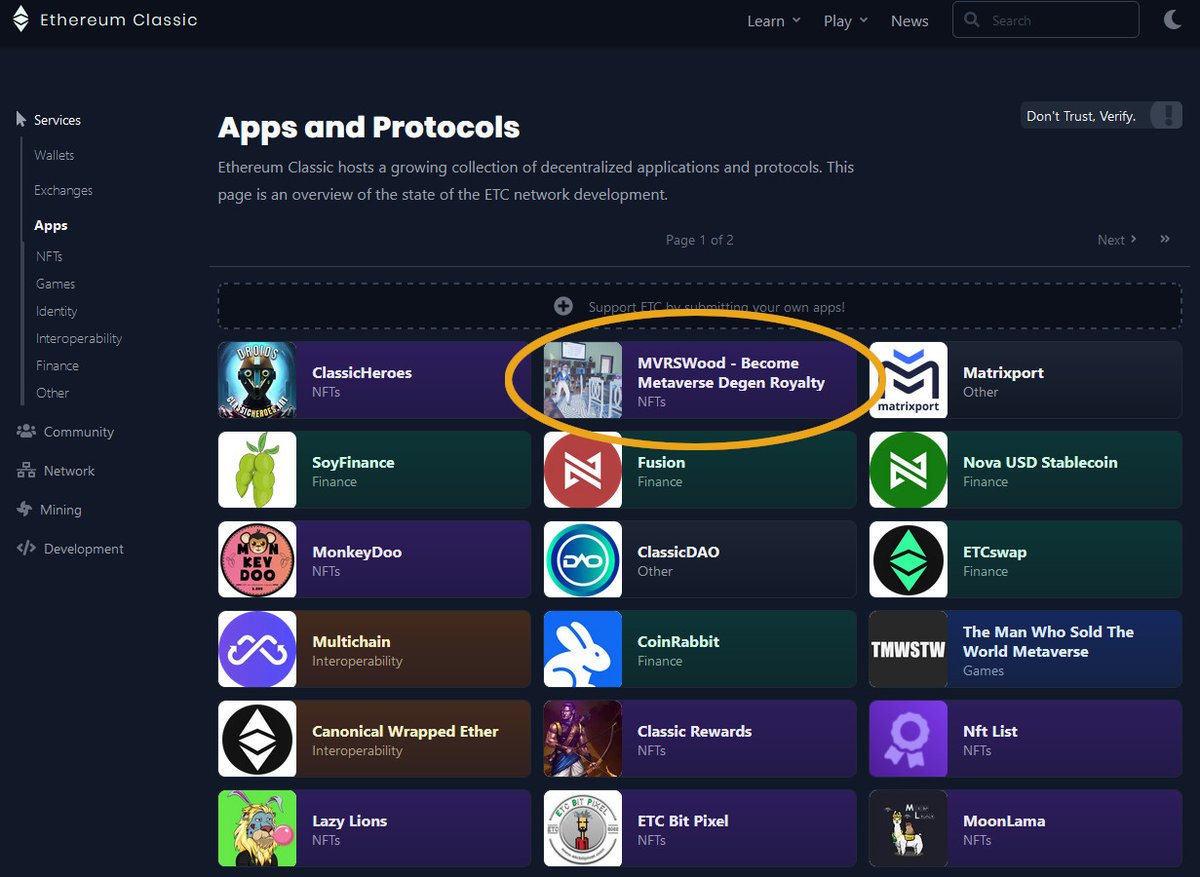 mvrswood's tweet photo. We're in!

https://t.co/MR6CnfQvuS

#NFT #MetaverseWorlds  #etc https://t.co/O7lW5uVFiB