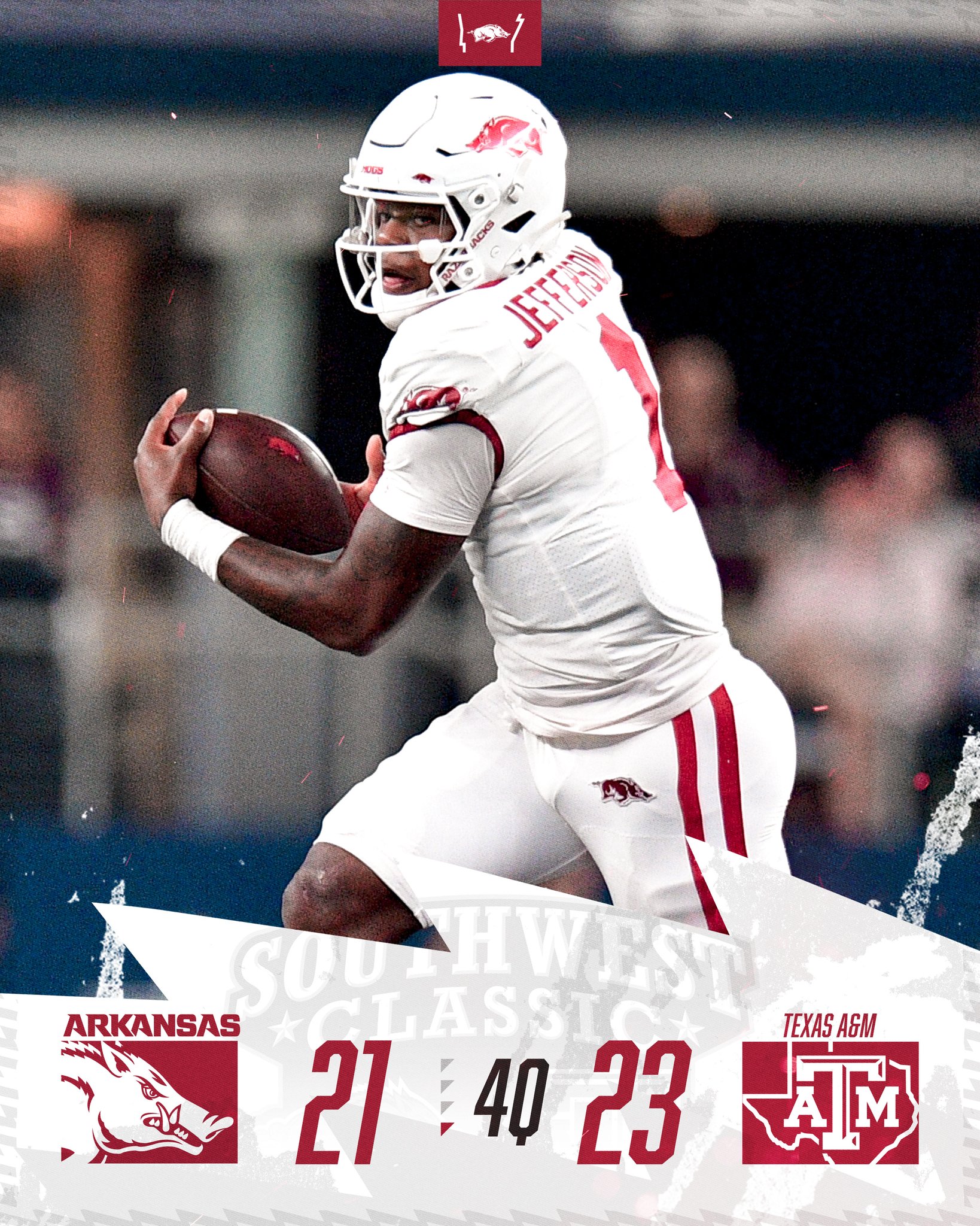 Arkansas Razorback Football on Twitter "One score game https//t.co