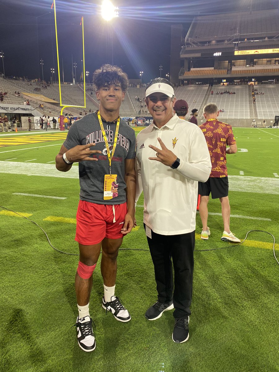 dylan_lee29's tweet photo. After a extremely exciting conversation and encounter with Coach @aguanos I have officially been offered my first D1 Scholarship to Arizona state university in my home state I would like to thank @aguanos @Andy_Vaughn for giving me a chance at the next level https://t.co/k6f27uaiFn