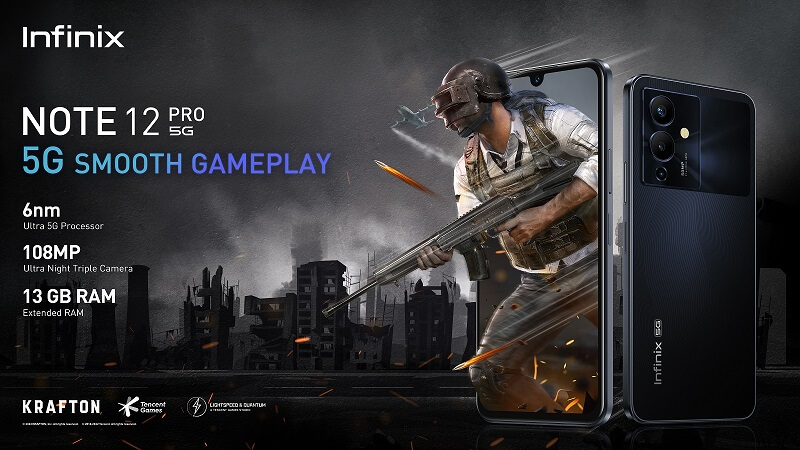 adobotech's tweet photo. The new NOTE 12 PRO 5G combines the streamlined gaming experience of the popular NOTE 12 with the fast 5G mobile internet.  @Infinix_Mobile 

#Adobotech #InfinixNOTE12Pro5G #Infinix #infinixphilippines
https://t.co/KDB1BjiC8m https://t.co/xPRXkhP0rj