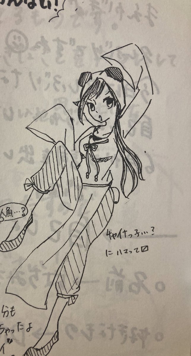 Muma_kth's tweet photo. 5年ぶりに中学の絵を描き直してみた。あんま成長してないかもしれん、、 https://t.co/u8VatnA2Wi