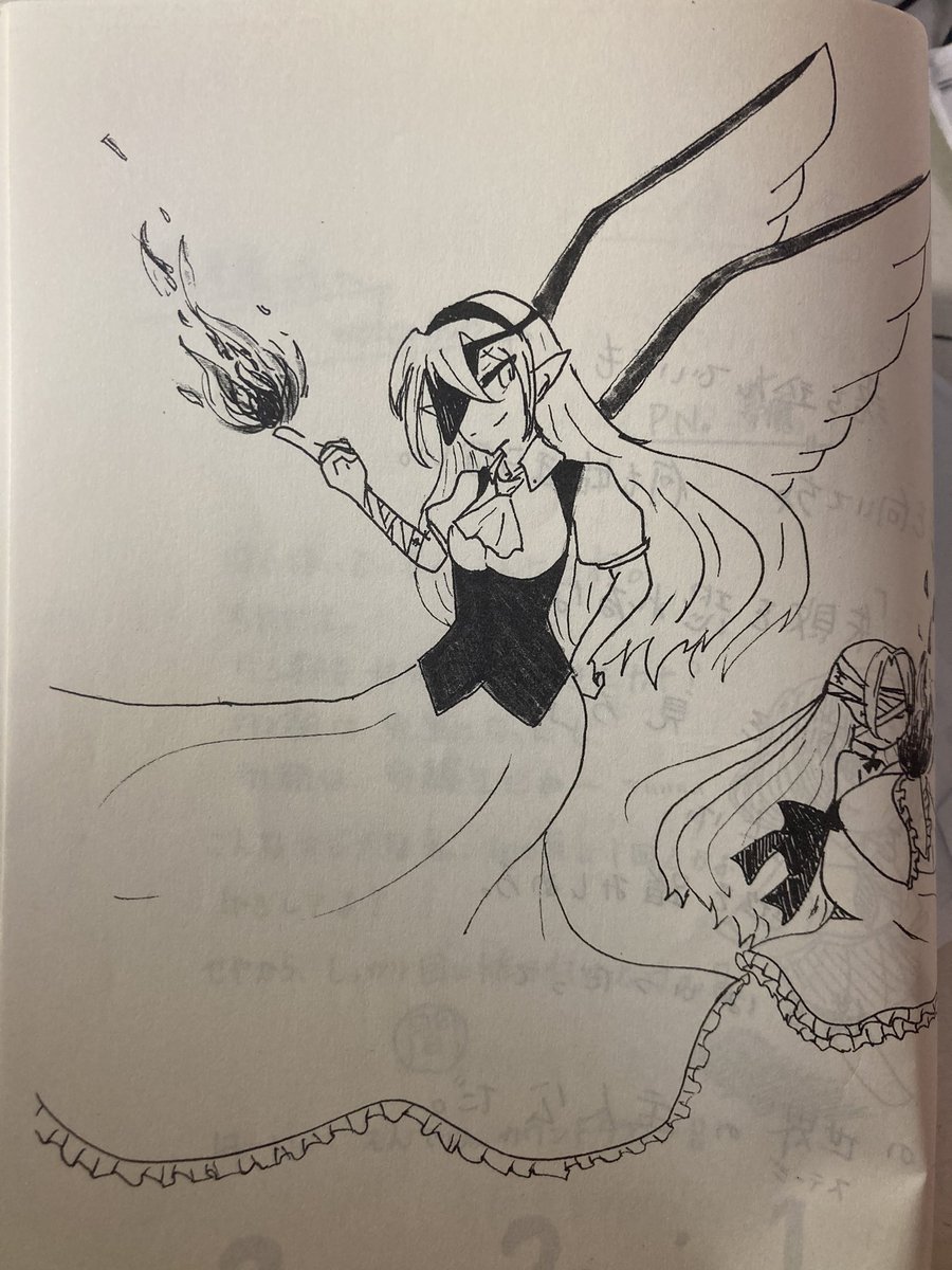 Muma_kth's tweet photo. 5年ぶりに中学の絵を描き直してみた。あんま成長してないかもしれん、、 https://t.co/u8VatnA2Wi