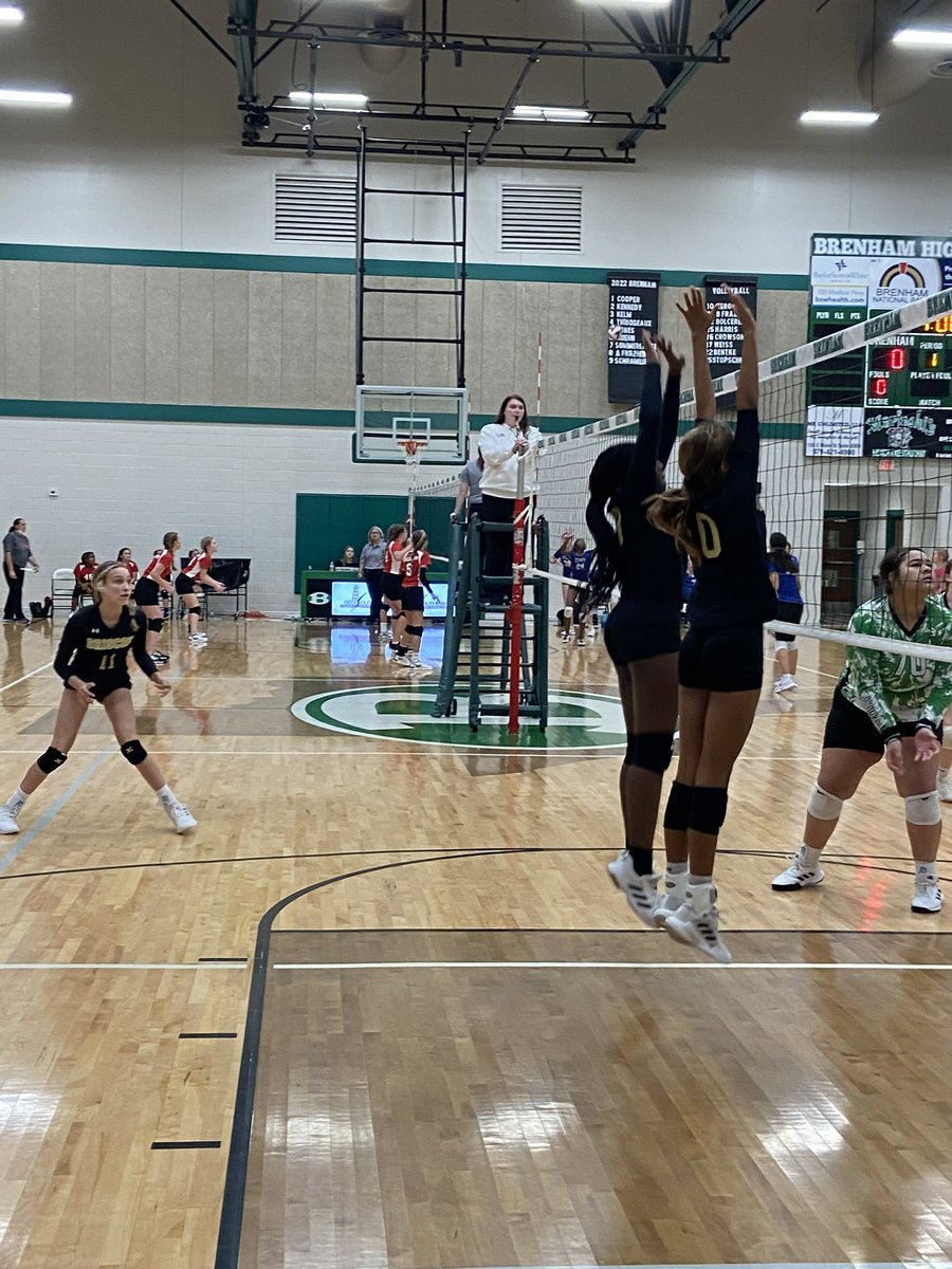 MrsCook_'s tweet photo. The Lady Eagles 8A 🏐 went undefeated to win the Brenham Tournament today. We beat East Bernard 25-19 and 25-19. Then beat College Station 25-19 &amp; 25-23 to advance to the ship. Finished the day with a tough Brenham team, but came out on top 20-25, 27-25, &amp; 15-9! @BJHAthletics https://t.co/mGq9BTvmao