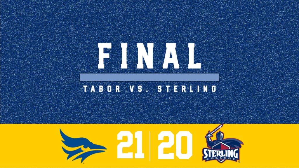 GoTaborBluejays's tweet photo. With only 3 seconds left in the game, your Tabor College Bluejays scores the game winning touchdown! https://t.co/V0fHLr1PUR