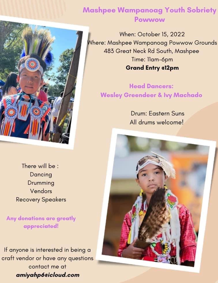 WD96's tweet image. Mashpee Wampanoag Pow Wow Princess Amiyah Peters is hosting this years Youth Sobriety Pow Wow.        The Pow Wow promotes sobriety and recovery through cultural teachings, dancing, drumming, singing and local resources.@AmiyahUnique23