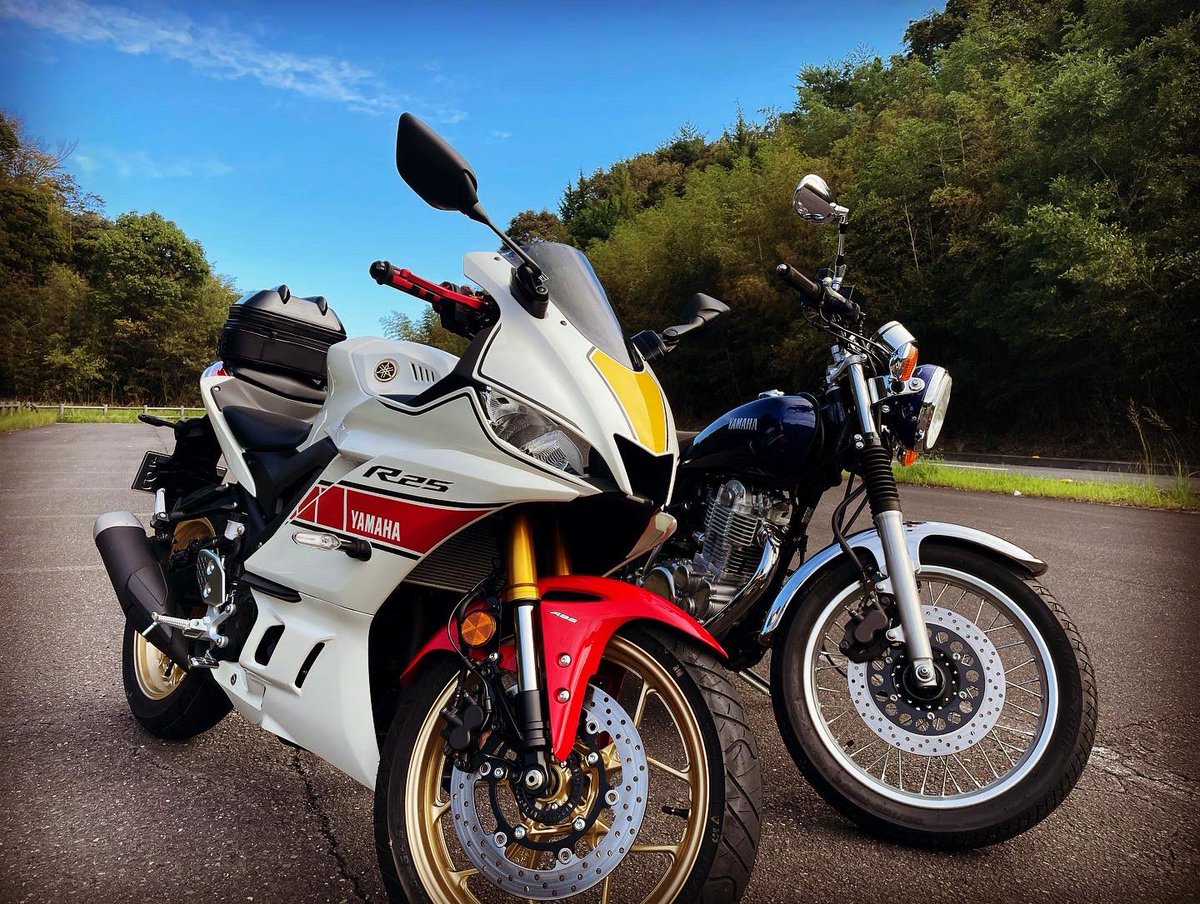 minkanjinbase's tweet photo. 動画撮影して来ました。
#民間人BASE
#yzfr25
#wgp60th
#sr400 https://t.co/uvEVr9wjTU