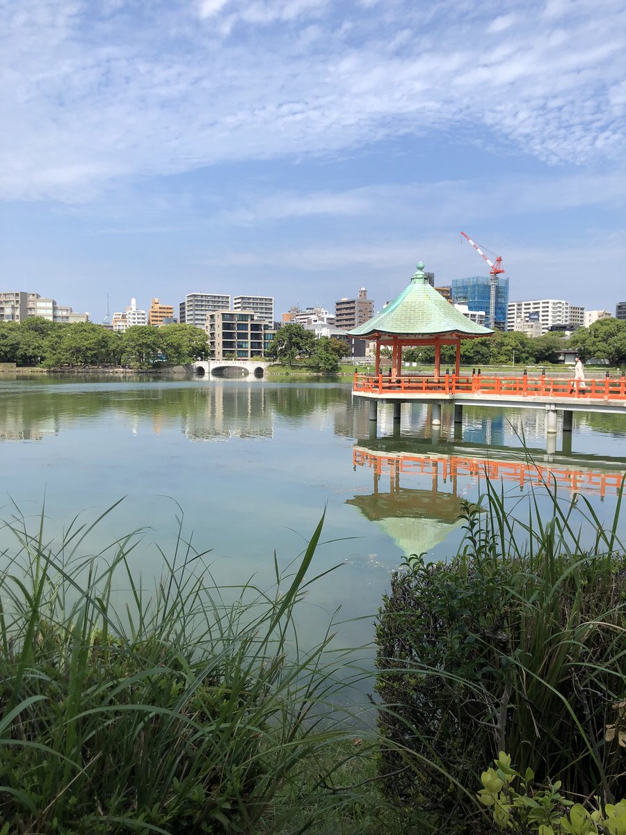 0712Buono's tweet photo. 大濠公園 https://t.co/Y8payGOSST