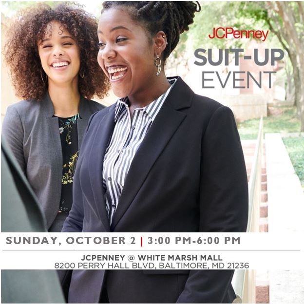 Receive up to 50% off men's and women's career dress apparel, accessories, and shoes. Everything you need just in time for the Career Fair. There will be prizes given away throughout the event. Reserve your spot in line at bit.ly/MSUSuitUp #MSUSuitUp #AllAtJCP