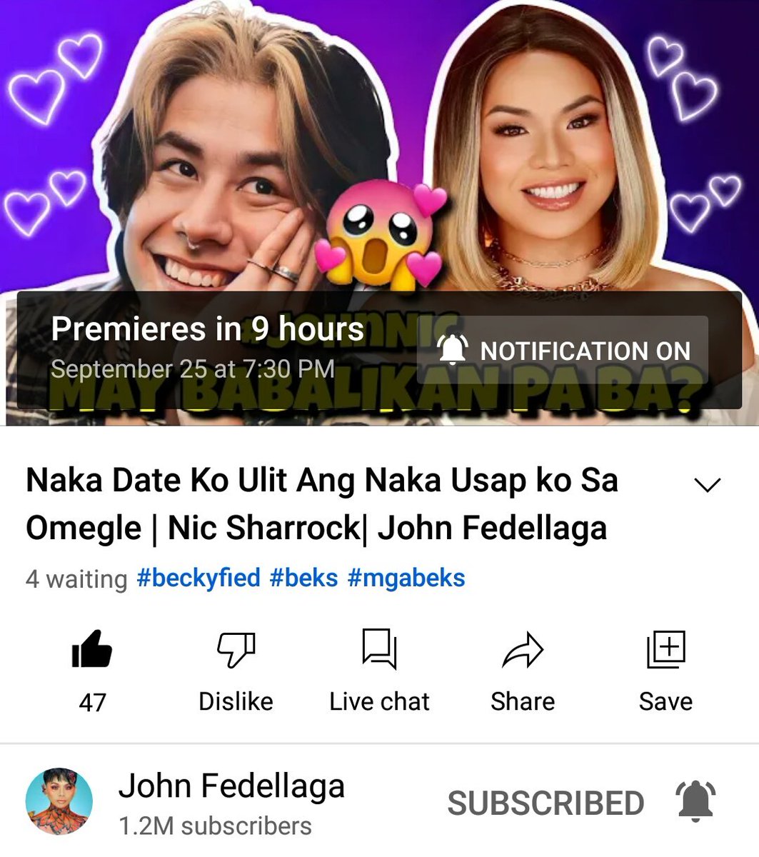 johnnfedellaga's tweet photo. The long wait is over!!! 🤩 JohnNic's comeback will be premiering later at 7:30 PM! ♥️ See you there!!! 🤗

#JohnFedellaga https://t.co/DxfoACedZn https://t.co/qIFbJI6AkZ
