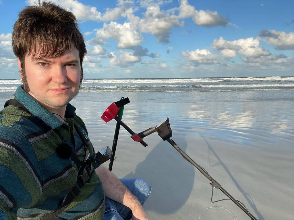 NickDrudge's tweet photo. Had a great time metal detecting #newsmyrnabeach 
#metaldetecting https://t.co/payOt3YO6c