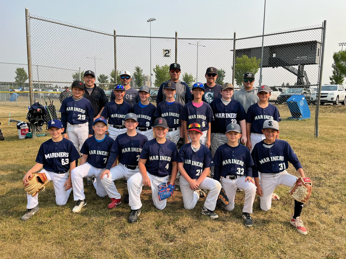 The 13U Mariners had a great Fall Ball season after their final games today they finished 4-4! #letsgomariners #slmba #sylvanlakemariners